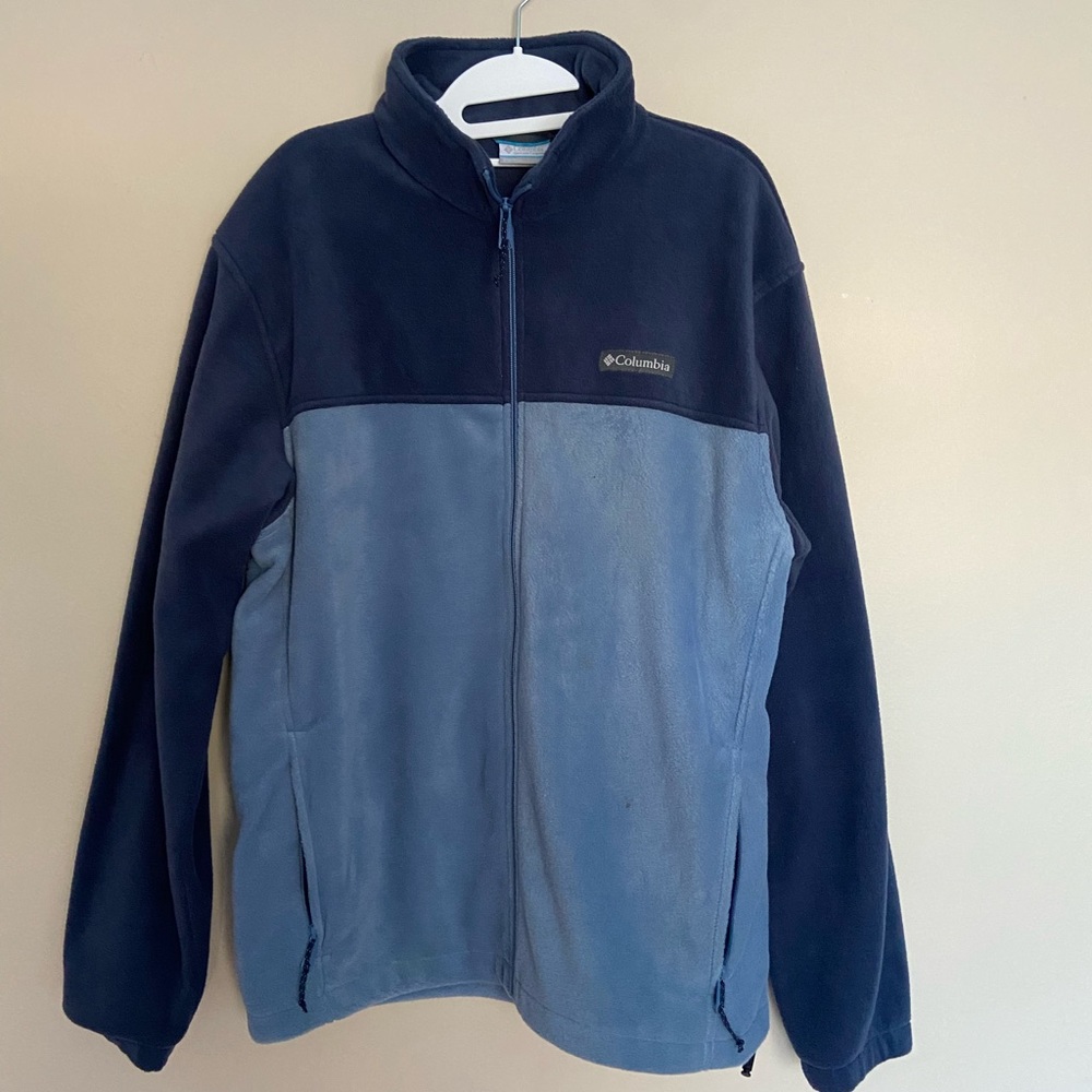 Men’s Large Columbia fleece jacket NEW NEVER WORN